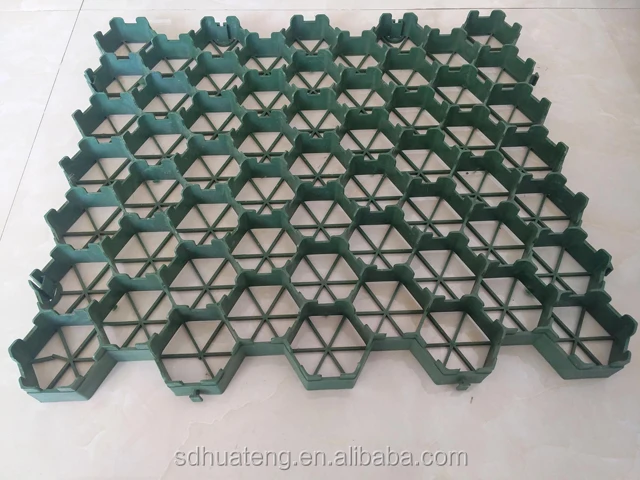 Wholesale Plastic Honeycomb For Driveways Geocell HDPE Grass Plastic Driveway Gravel Grid Turf Paving Lawn Grid Paver