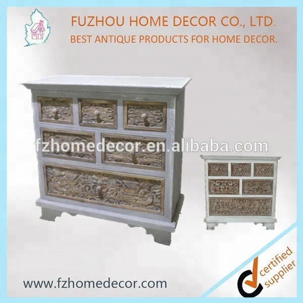 antique wooden carved chests of drawers