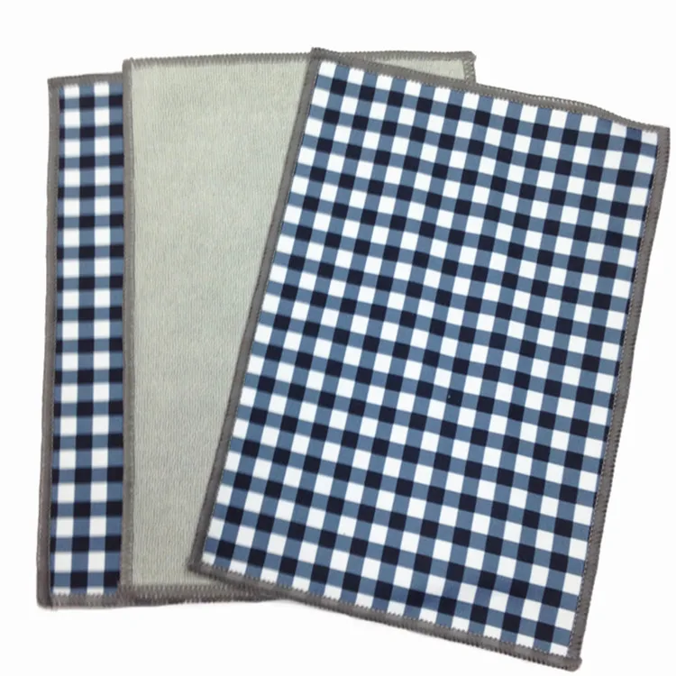 Square Composite Towel Customized Printing Pattern Computer Screen Digital Product Cleaning Cloth Microfiber Eyeglass Cloth