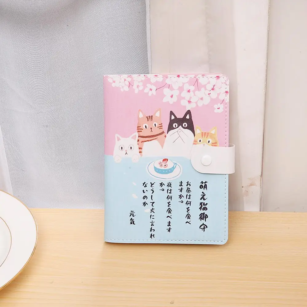 Korea stationery cute weekly planner PU cover mini notebook with CMYK printing for kids