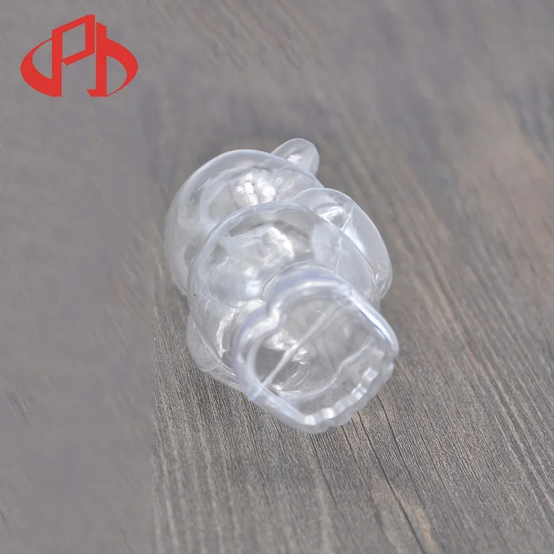 100ml pvc Amazing Empty Plastic Toy Bubble Bottle animal bear shaped bottle