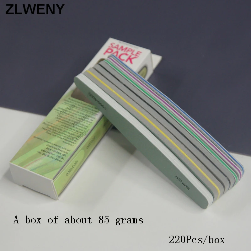 Профессиональная пилка для ногтей хорошего качества, японская пилка для ногтей 100/180