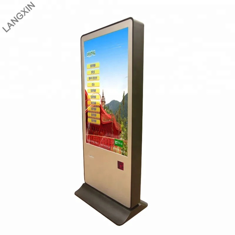 Floor Stand LCD Interactive Touch Screen Digital Signage Kiosk Advertising Rotate Display Screen