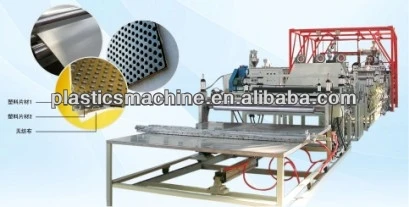 Plastic honeycomb sheet machinery, PP cellular board making equipment