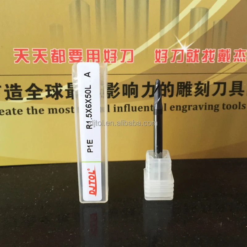 DOUBLE FLUTES SPIRAL BALL END MILLS (A series)