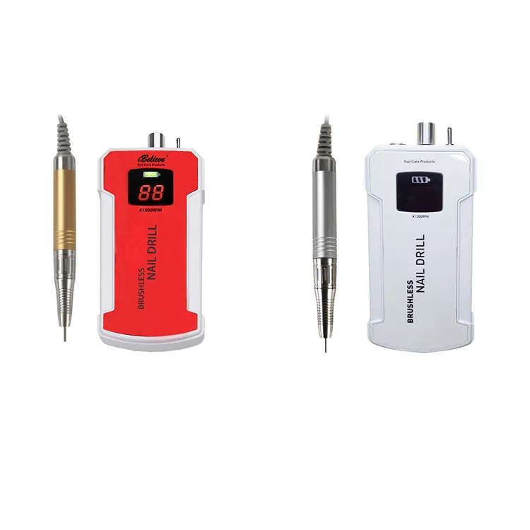 Brushless Motor Nails Art Equipment Machine Rechargeable Nail Drill For Manicure pedicure