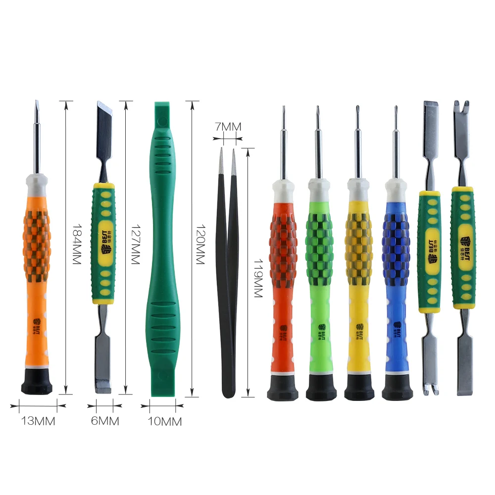 Набор отверток 10 в 1 BEST-8926 для ремонта iPhone 8 7 MacBook Air Pro