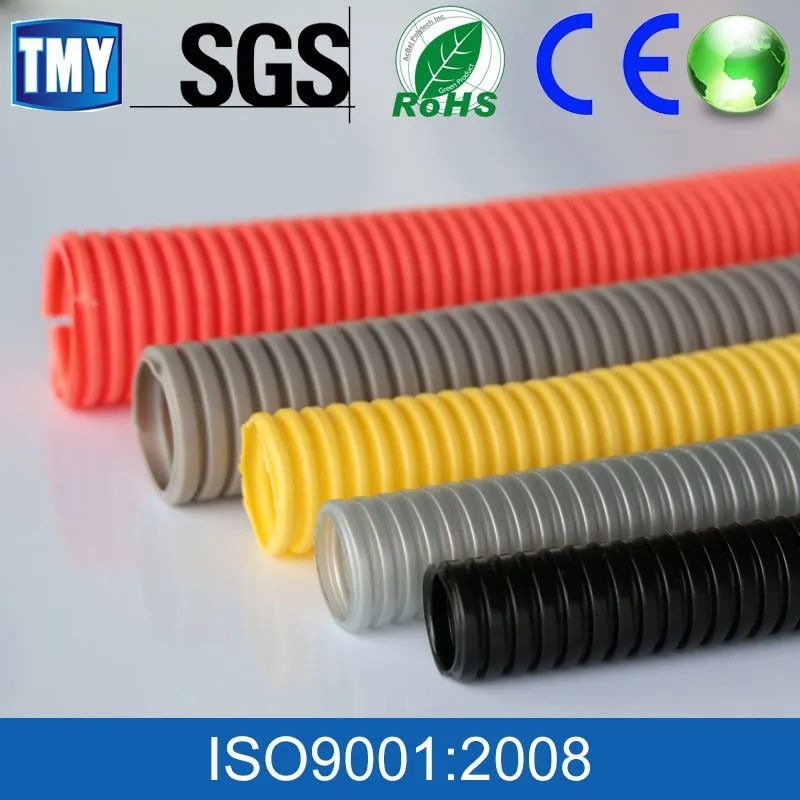 
PA/PP/PE/PVC flexible corrugated electrical conduit pipe 