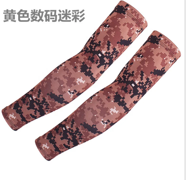 
Camo color Sun Protective UV cover fishing Arm Sleeve for sport outdoor 