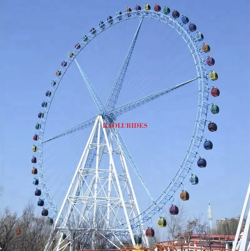 66m cheap kiddle luna park small hot sale big outdoor ferris wheel for sale