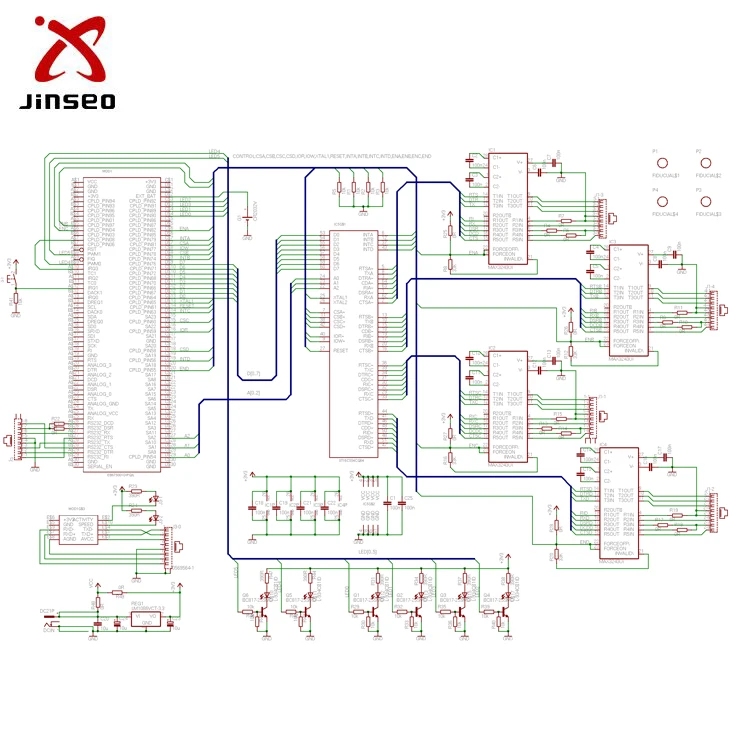 Fr4 led pcb schematic diagram circuit board pcb design manufacturers