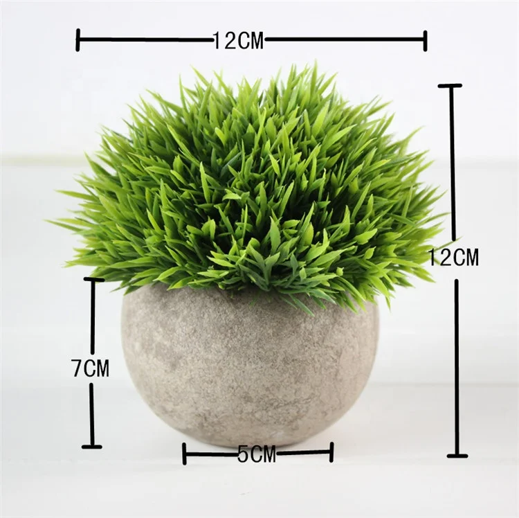 V-3219 Wholesale Artificial Plant Set In Pots Artificial Plastic Mini Plants