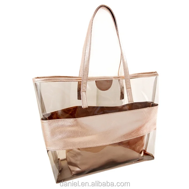 Transparent Beach Bags Handbags Waterproof Jelly Bag Lady Summer Custom Shoulder Bag Women