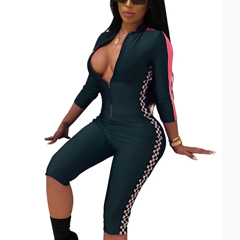 
Romper Sports Racing Suit One Piece Jumpsuit For Women 