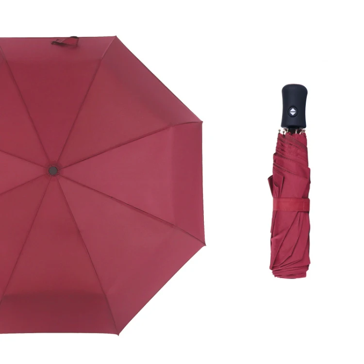 high quality windproof folding promotional rain umbrella and auto open close folding umbrella