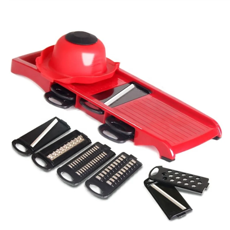 Hot Selling Custom Ajustable Hand press multi-function vegetable slicer cutter and chopper for Kitchen Accessories Wholesale