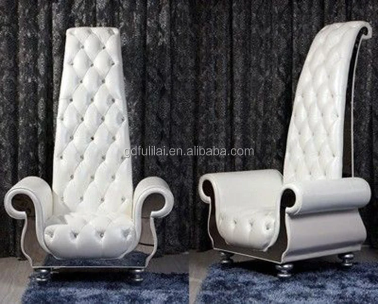 
white wedding event high back throne chairs 