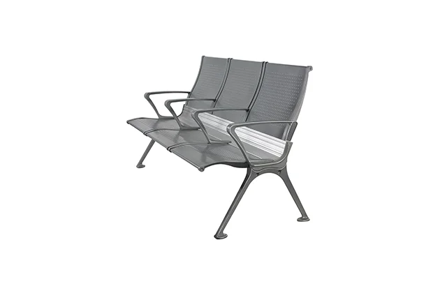 leadsun durable gang chair 3-seater waiting chairs airport seating  Customer waiting room airport chair 3 seat