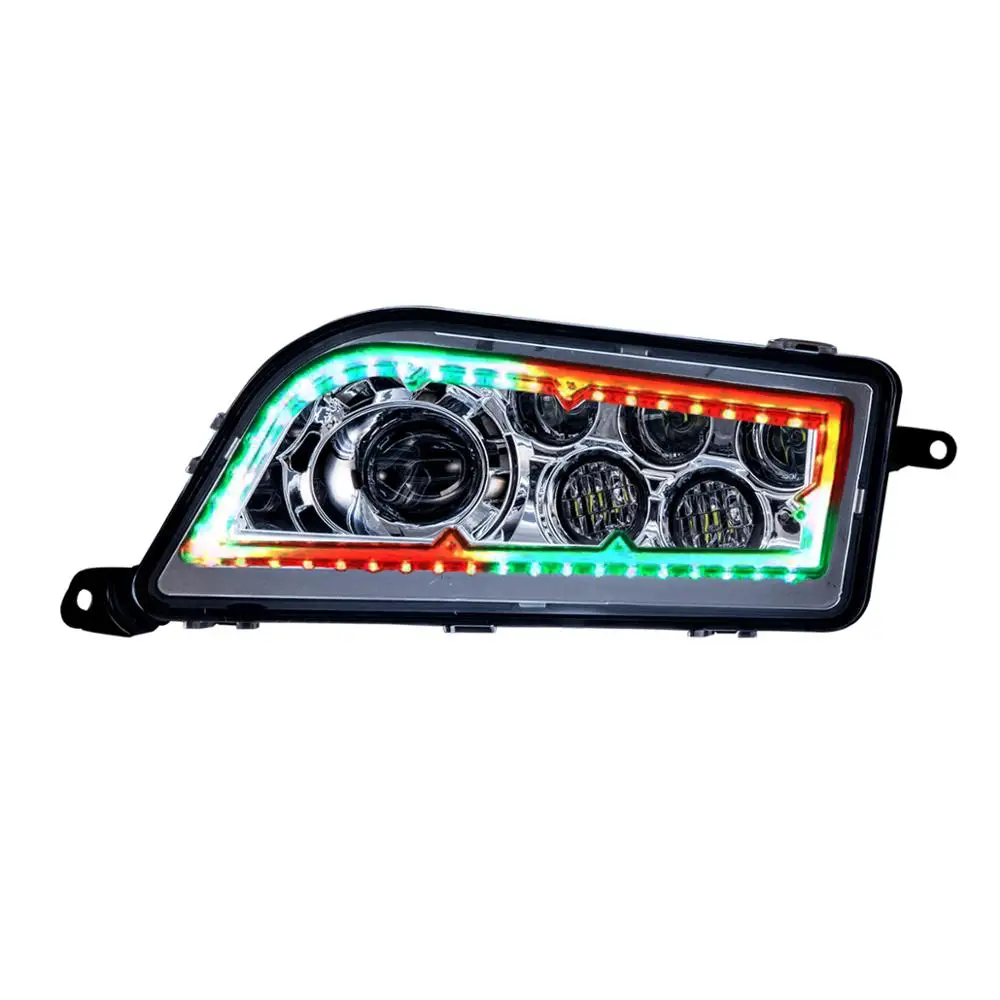 New RGB LED Headlight Replacement atv 4x4 atv headlight 14-17 UTV ATV for Polaris RZR XP 1000 RZR 900
