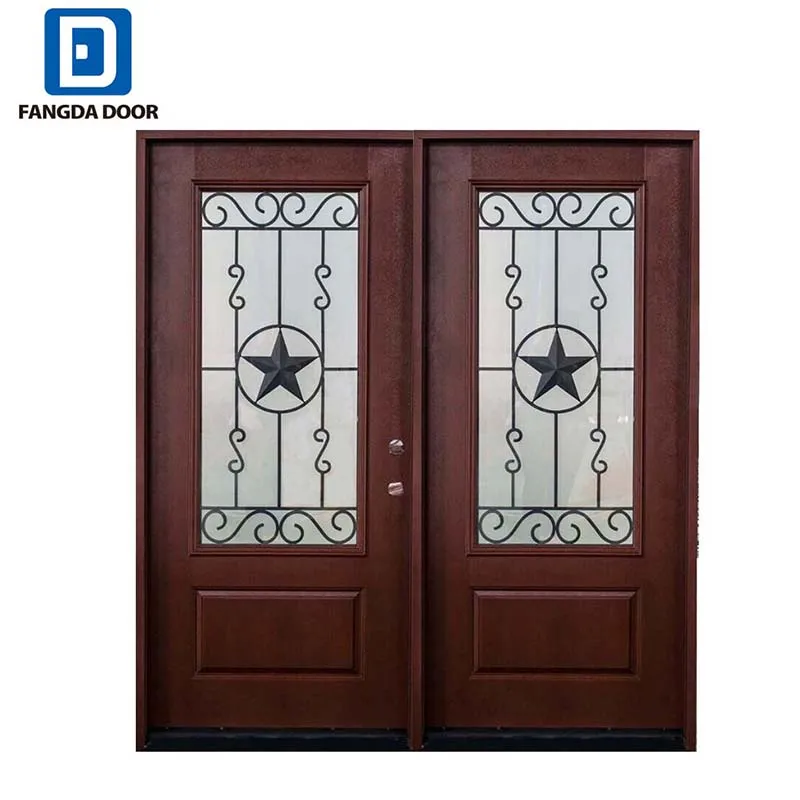 Fangda center arch modern front doors from door manufacturers