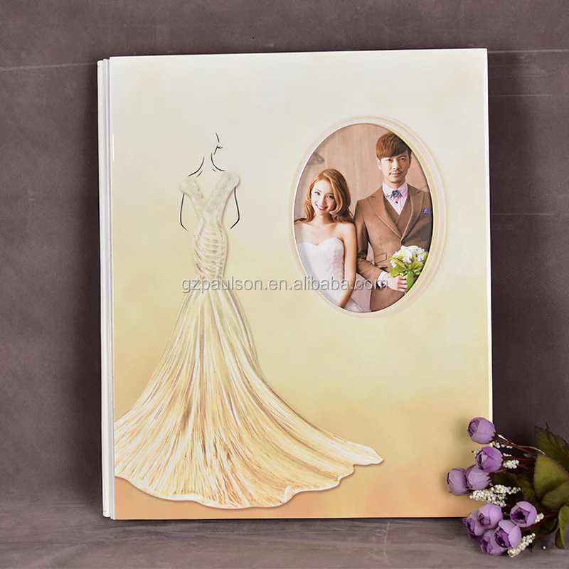 
11X14 wooden album cover with adhesive stcker-20P 
