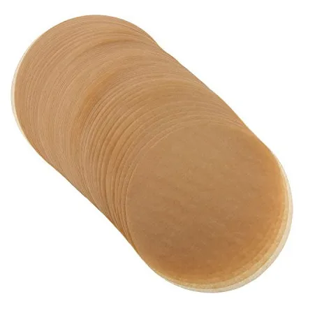 
natural brown round greaseproof baking paper 