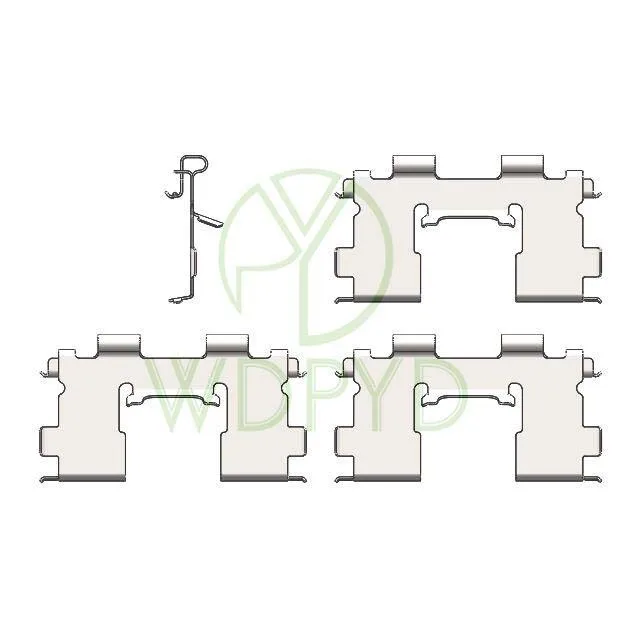 41012-53000 4108060Y25 BP4L33047A BRAKE PAD FITTING KIT ACCESSORY KIT FOR SUZUKI GRAND VITARA FOR NISSAN SUNNY 109-1253 MBA1253