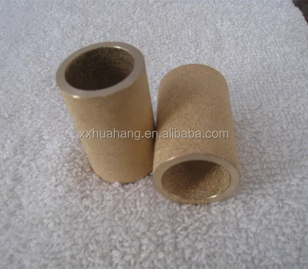 5 micron Co2 filtering sintered bronze powder filters with perfect handicraft
