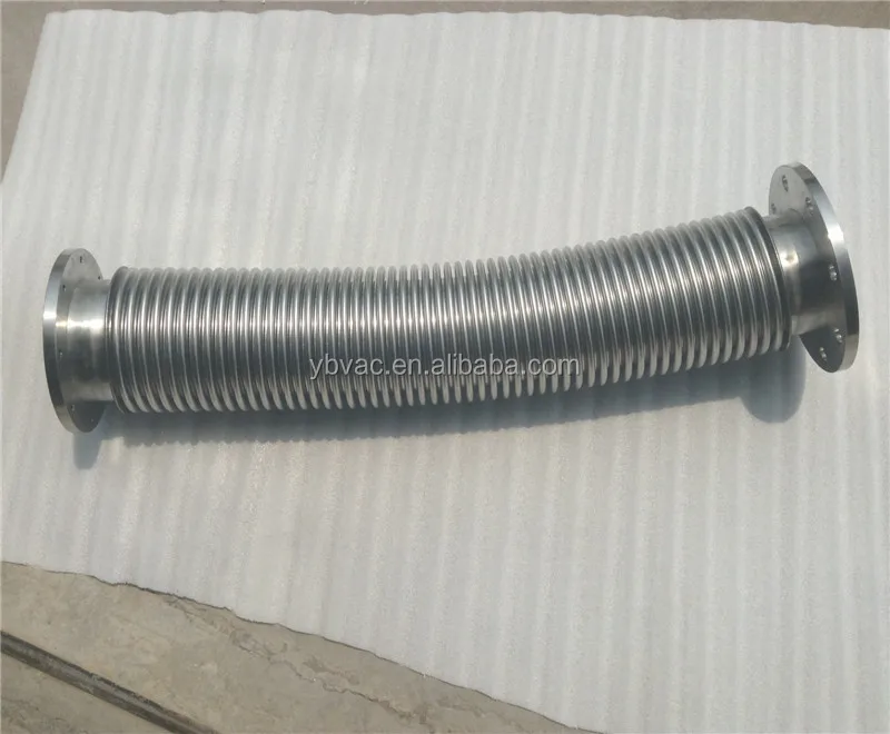 Flexible Vacuum Hose DN100*500mm with ISO-F flange 4 inches bellow