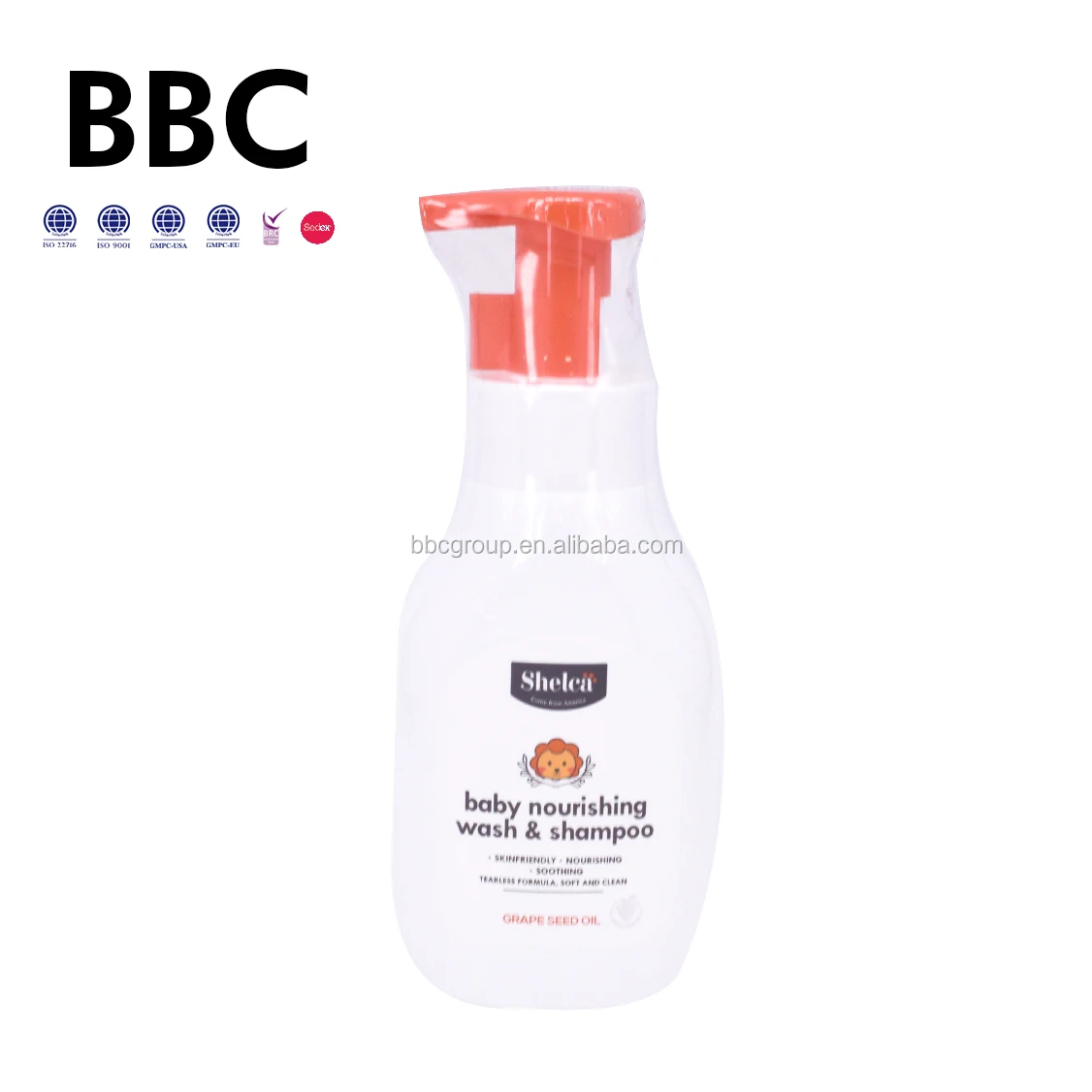 
BBC Private label natural washing organic baby body shower gel bubble bath gel 