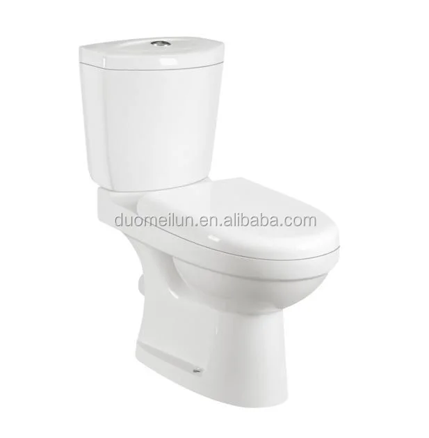Washdown Two Piece Toilet Bowl Ceramic Sanitary Ware Cheap WC Toilet Prices