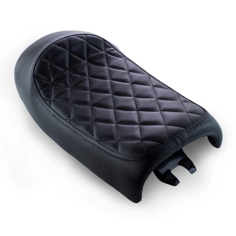 Vintage Hump Scramble 53cm Diamond Stitching Black Cafe Racer Motorcycle Seat Parts for CG125 CB 250 350 550 650  GN125 GN250