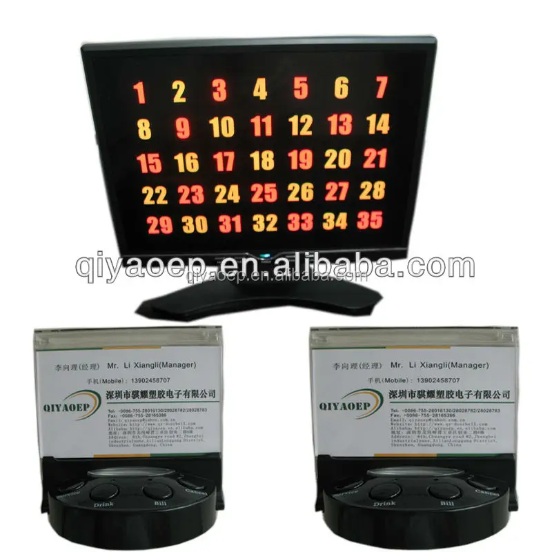 
Service Waiter Calling Bell Wireless Paging System For Restaurants 