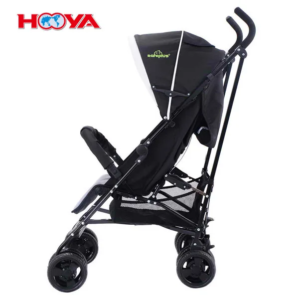 Foldable 5-Point Safety Harness w/Storage Basket Baby Stroller