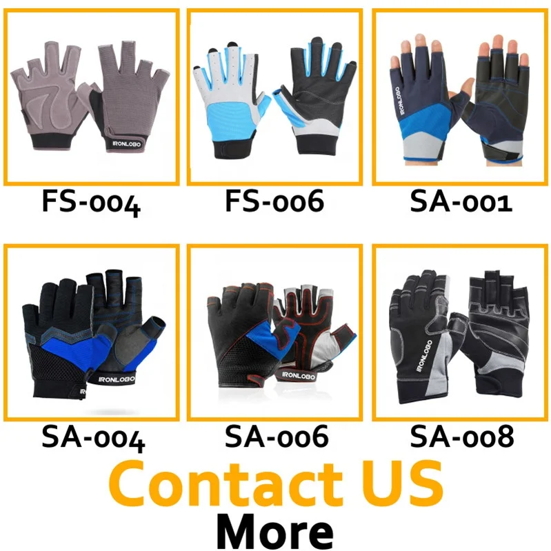 High Quality Goat Leather Winter Long Fingers Sailing Gloves