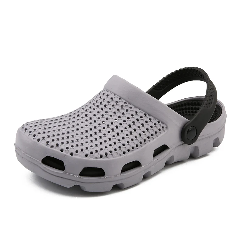Summer breathable easy slip-on garden shoes comfortable casual outdoor clogs for men