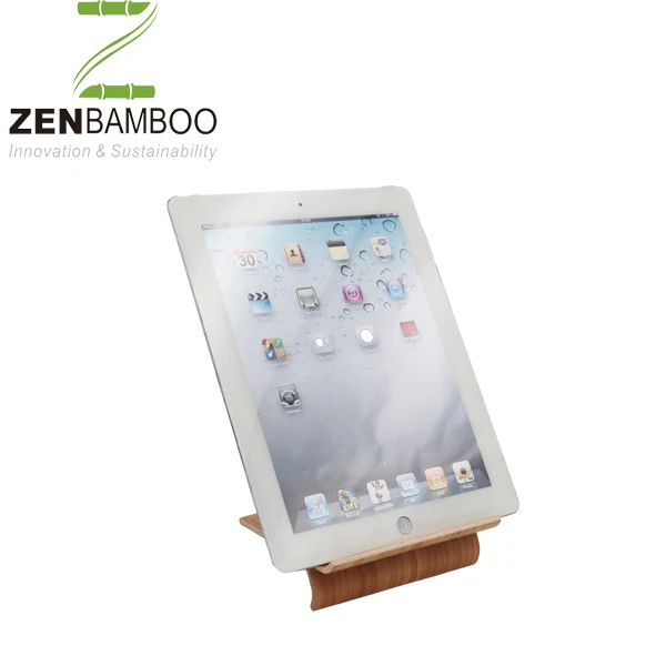 Natural Bamboo stand for mobile phone,tablet pc