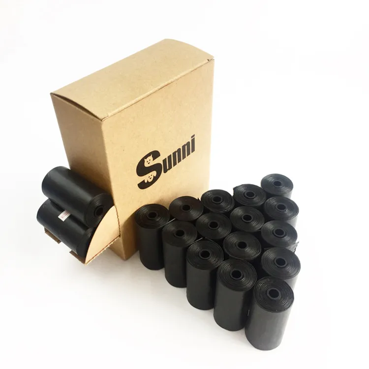 Индивидуальная упаковка HDPE + D2W Биоразлагаемые мешки для собачьего уборки, эко-мешки для продажи