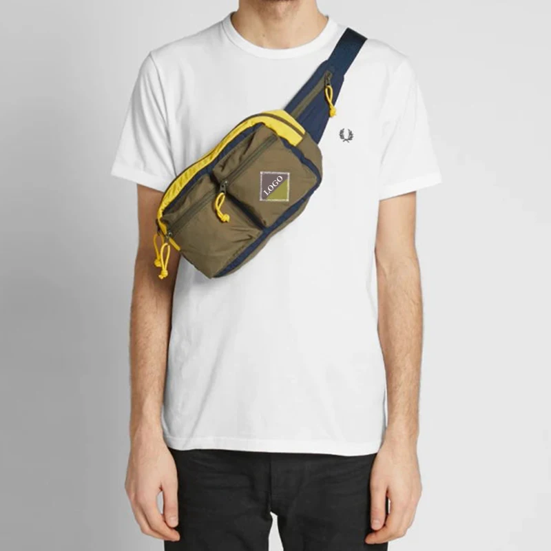 
2019 Hot Sell Custom Sport Nylon Outdoor Women Fanny Pack Waist Bag For Men 