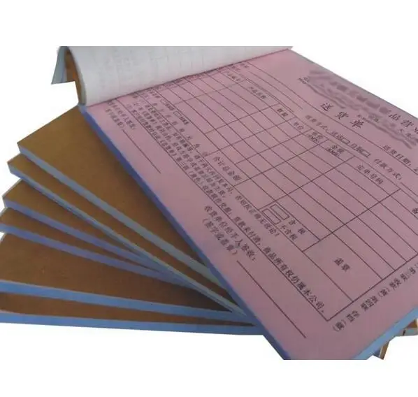 Custom Triplicate Carbonless invoice book sales receipt note Docket Receipt Quote NCR books