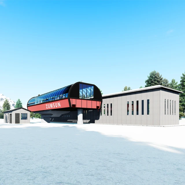 
Eight-man ropeway for skiing ground ropeway cabins ropeway manufacturer cable car manufacturer 