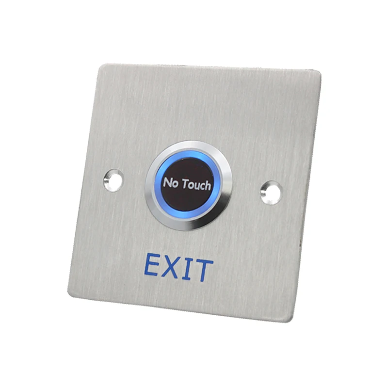 Original factory touchless exit button wholesale Stainless steel no touch exit button with dual light