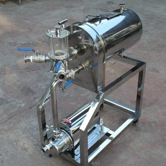 stainless steel diatomite filter/diatomaceous earth filter for beverage