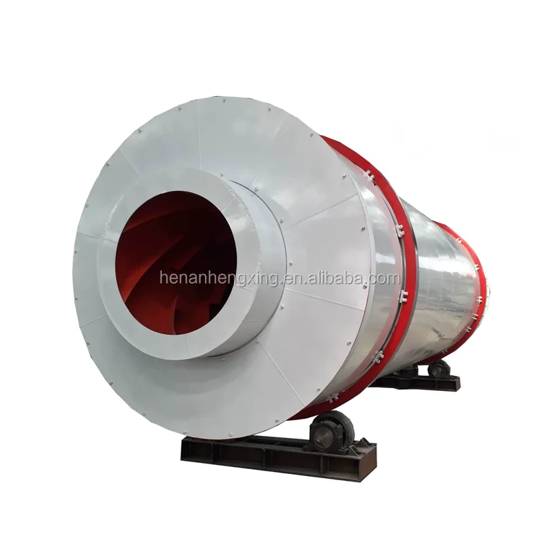 Industrial Small Silica Sand Three Cylinder Rotary Drum Drying Dryer Machine For Sale