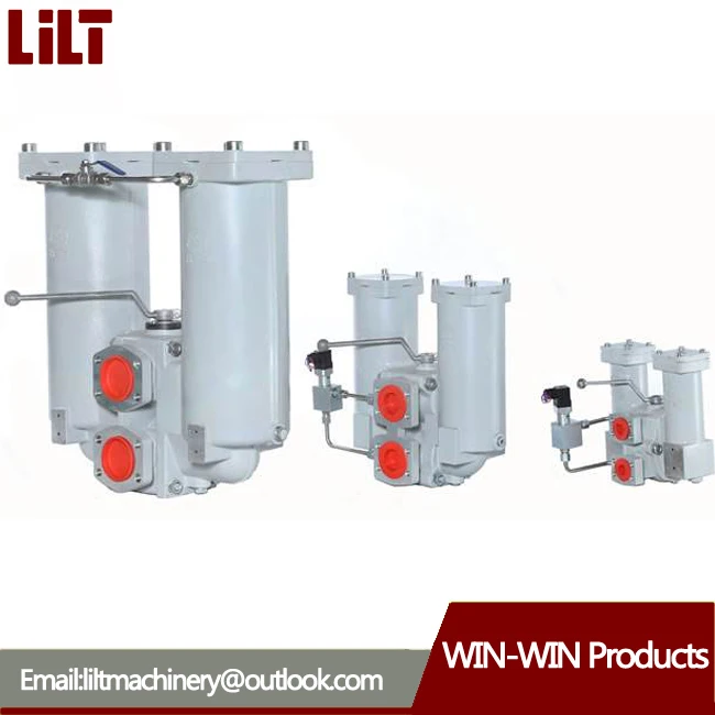 Hydraulic Return Oil Pressure Duplex Return Filter For Hydraulic System