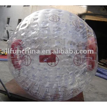 Inflatable double layer zorb ball inflatable roller ball grass ball sports toy custom logo color