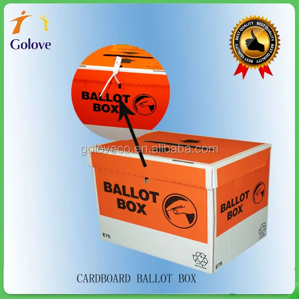 cardboard ballot box for New zealand 2017 general elections