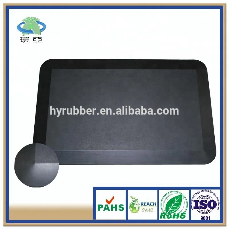 Пользовательский логотип 100% ПУ пена против усталости Комфортный коврик нескользящий кухонный пол водонепроницаемые домашние коврики