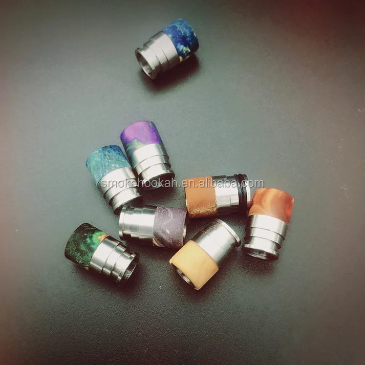 Online shopping Competitive price electronic cigarette environmental custom drip tips stabilized wood silicon vape bands