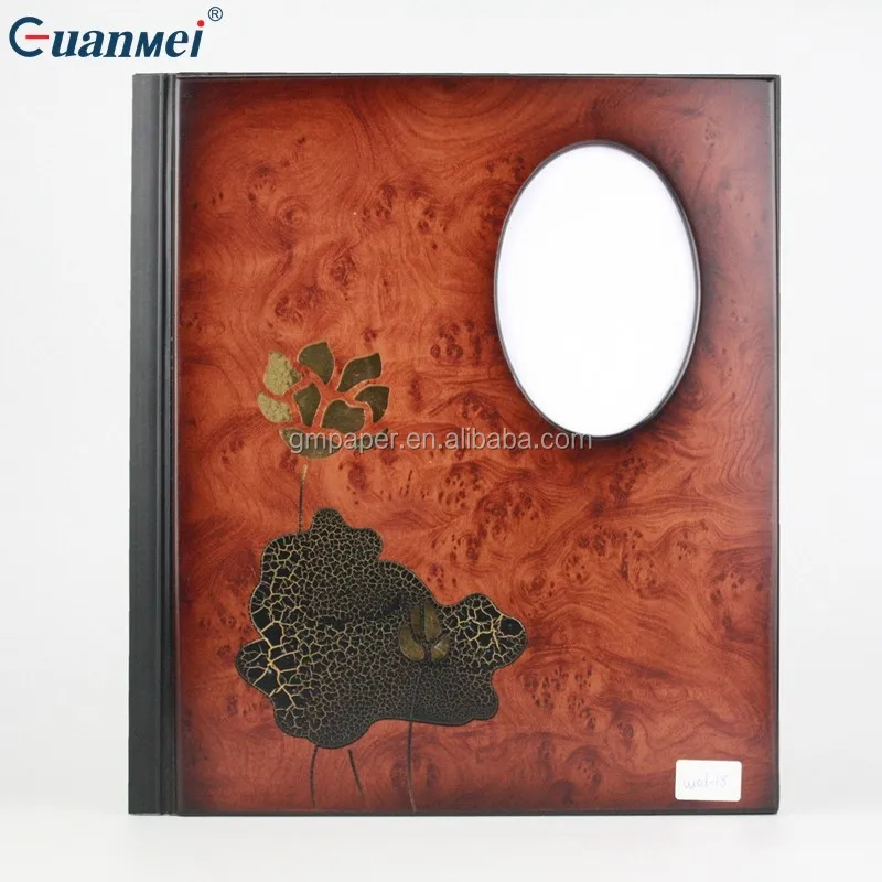 GuanMei деревянный альбом акриловая Обложка новейший цифровой фотоальбом